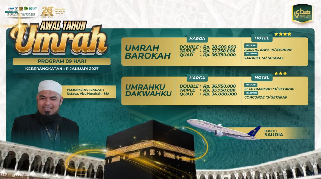 Umrah Awal Tahun 2027